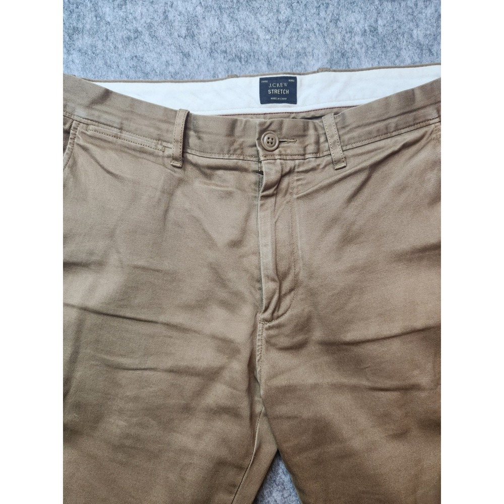 J.Crew 770 Straight Fit Stretch Chino Pants Khaki Tan Mens 32x30